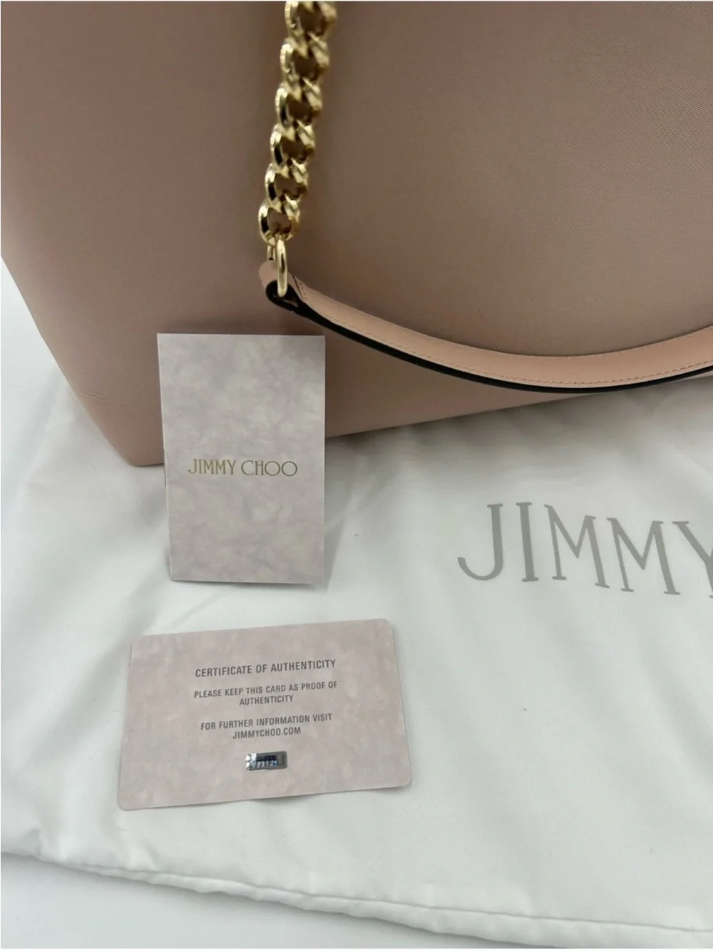 Women’s Jimmy Choo VARENNE large leather tote bag NWT